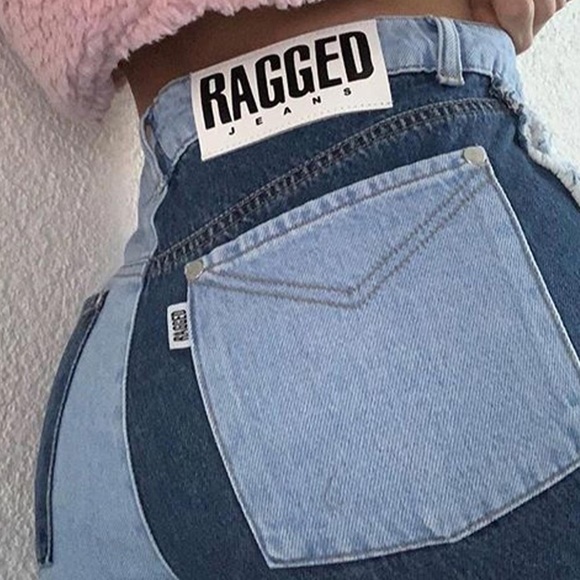 jeans ragged